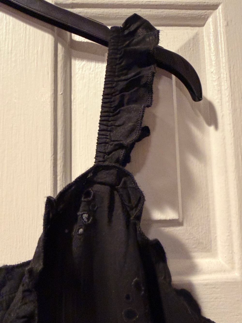 GAP Black Eyelet Tiered Maxi Dress - Picture 5 of 16